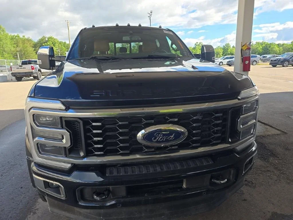 Used 2023 Antimatter Blue Metallic Ford Platinum image 3
