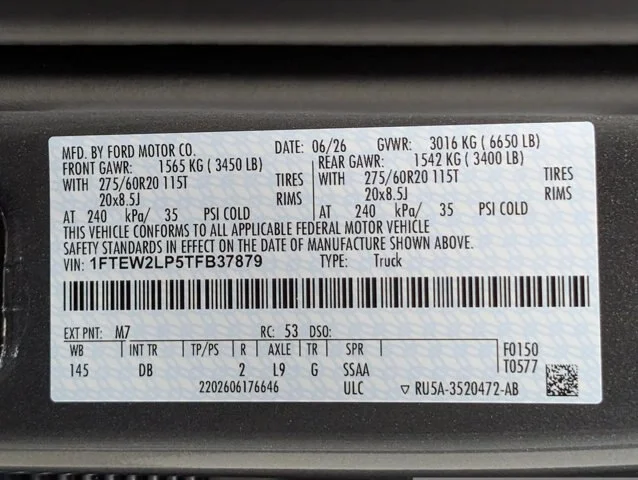 New 2026 Carbonized Gray Metallic Ford STX® image 53