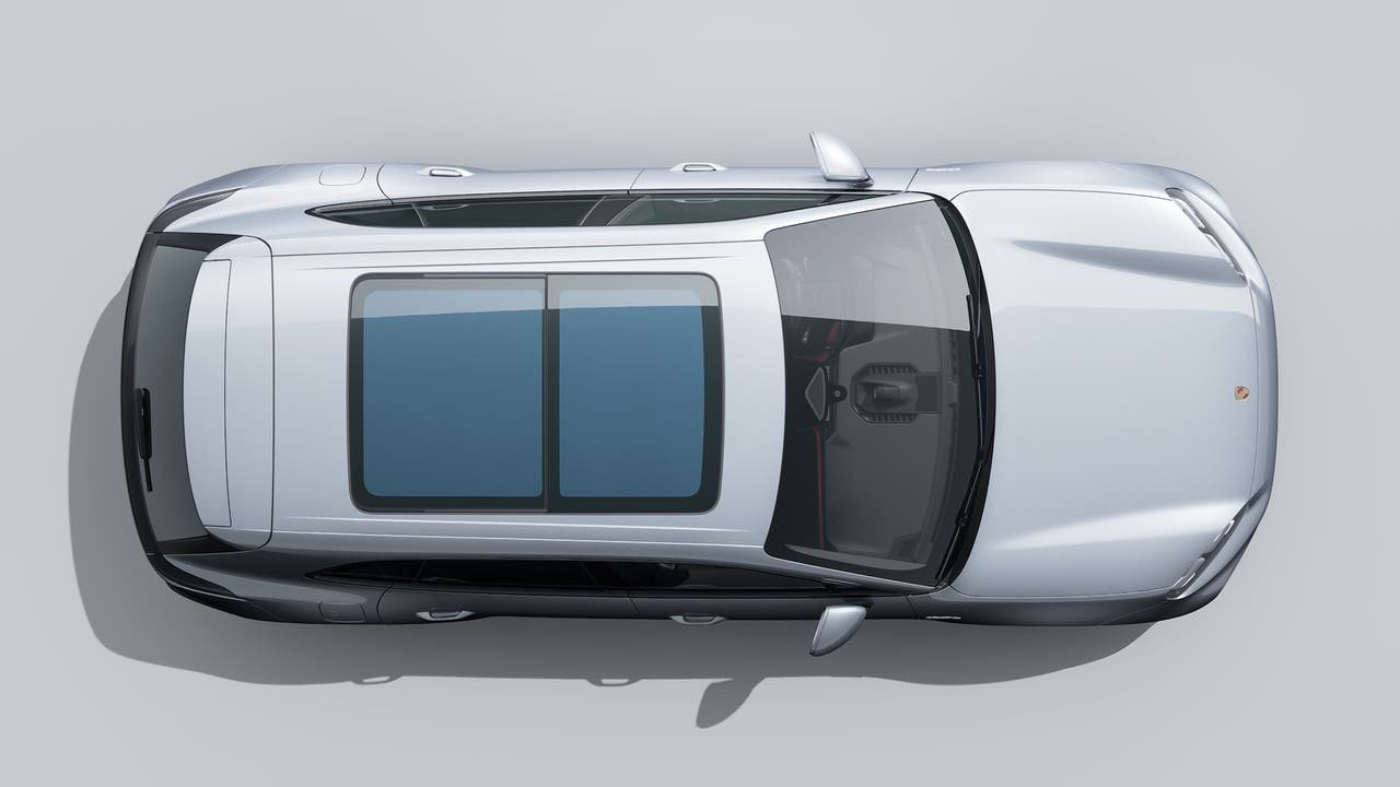 New 2026 Dolomite Silver Metallic Porsche Electric image 5