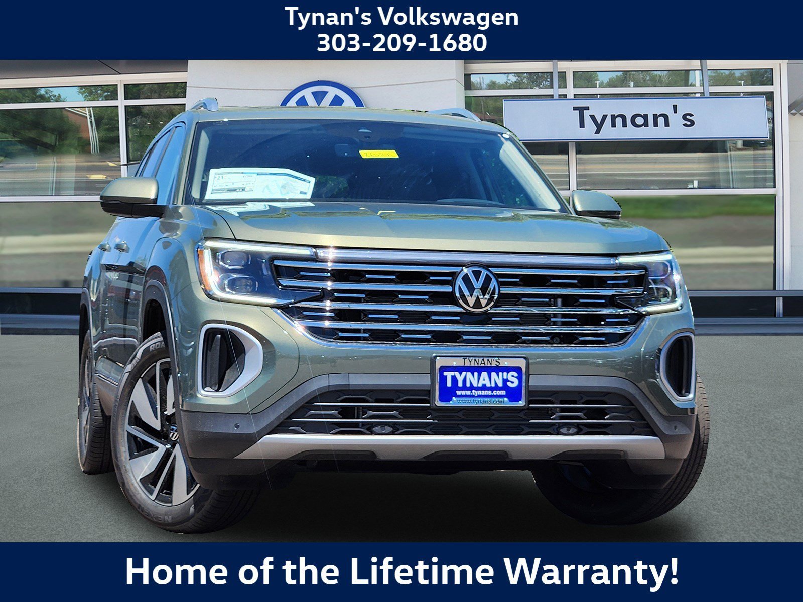 New 2026 Green Volkswagen 2.0T SEL image 1