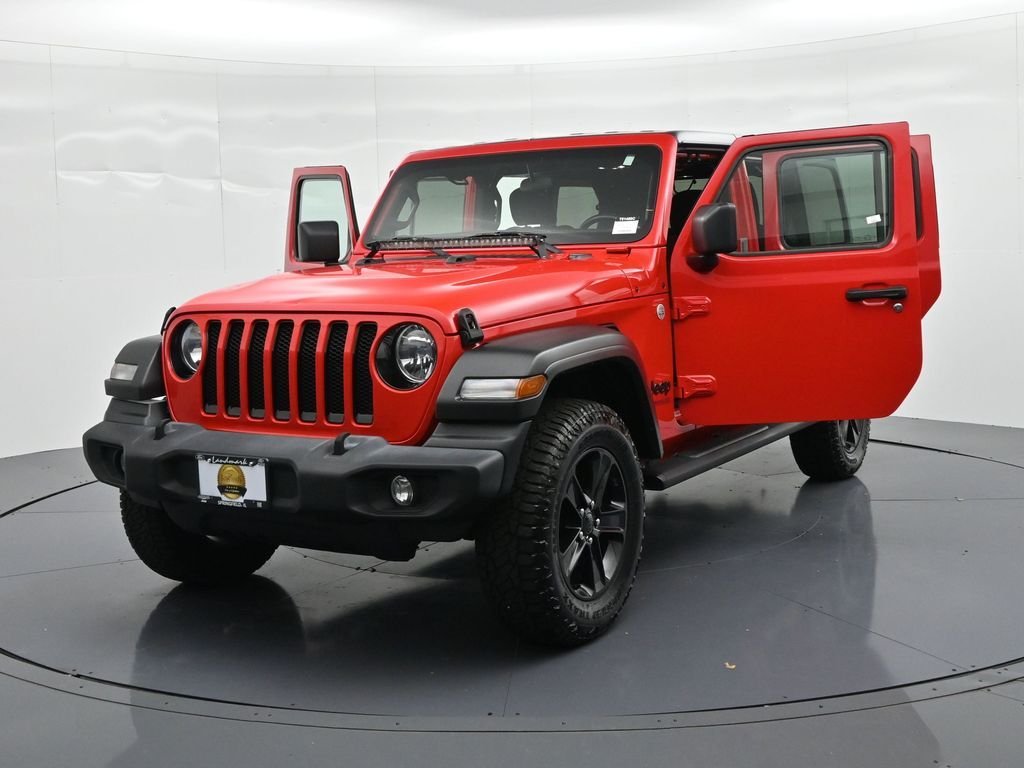 Used 2019 Red Jeep Unlimited Sport Altitude image 25