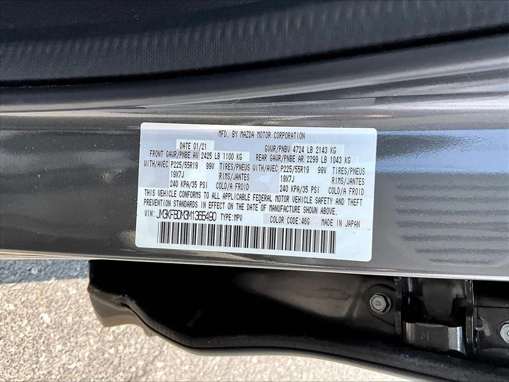 Used 2021 Machine Gray Mazda Grand Touring image 20