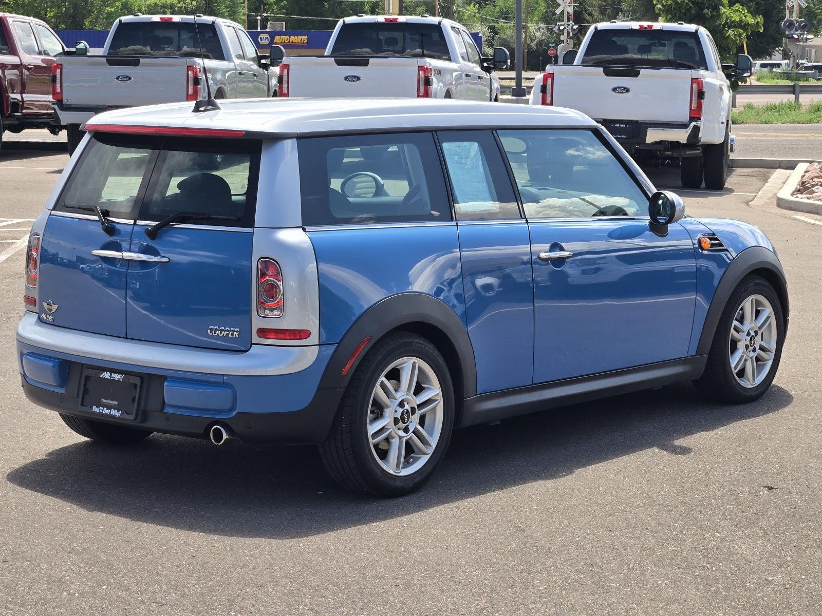Used 2013 Reef Blue Metallic MINI CLUBVAN image 4