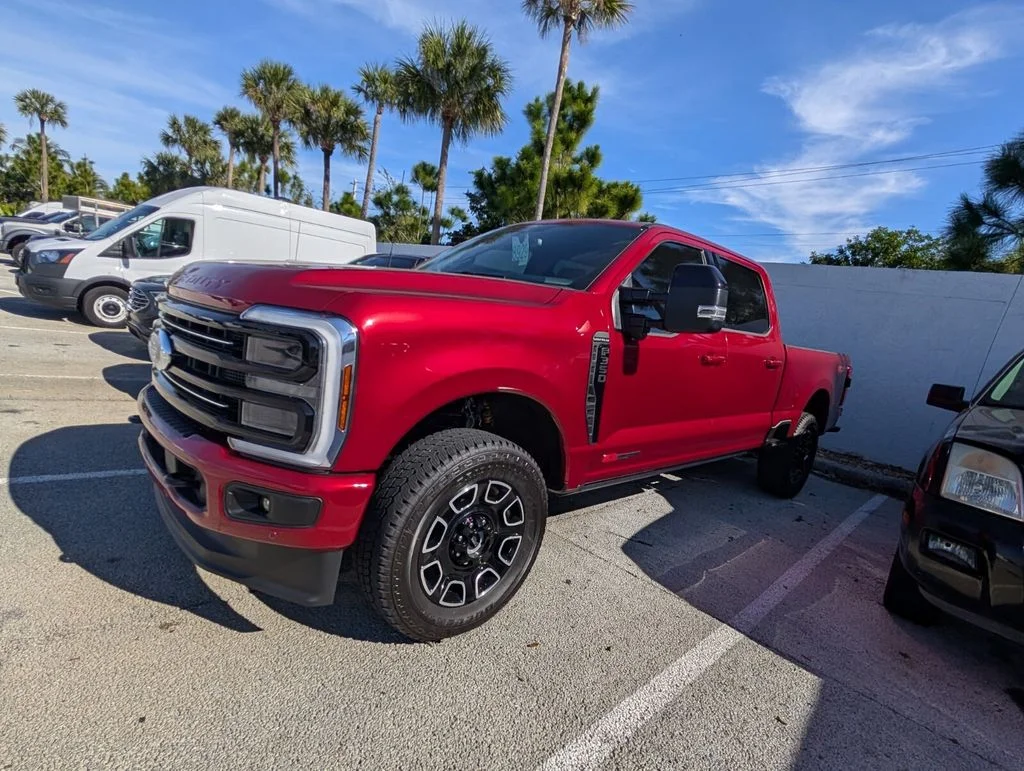 New 2026 Ruby Red Metallic Tinted Clearcoat Ford F-350® Platinum® image 3
