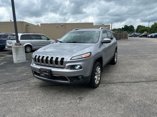 Used 2014 Billet Silver Metallic Clearcoat Jeep Limited image 1