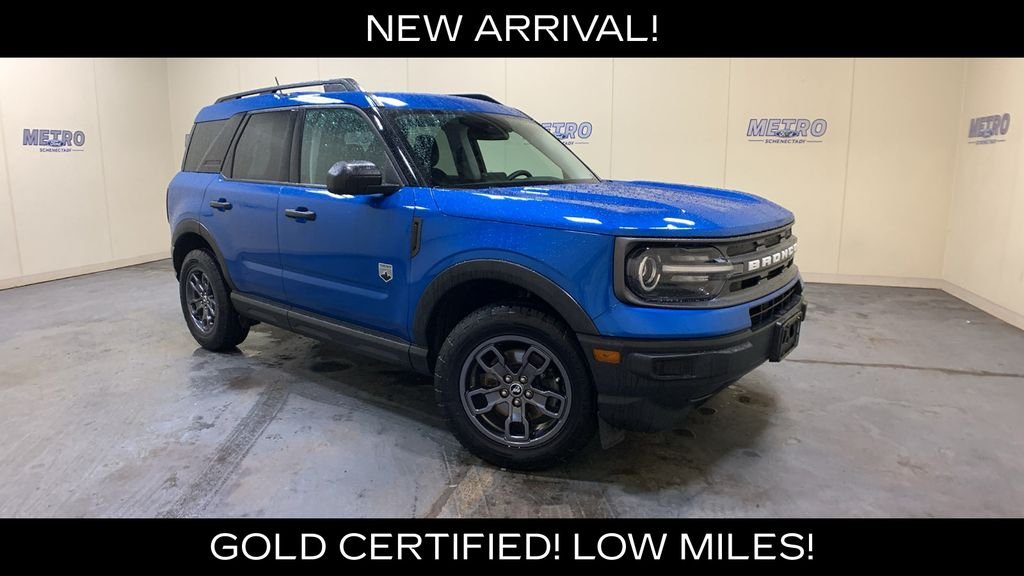 Certified Used 2022 Blue Metallic Ford Big Bend image 1