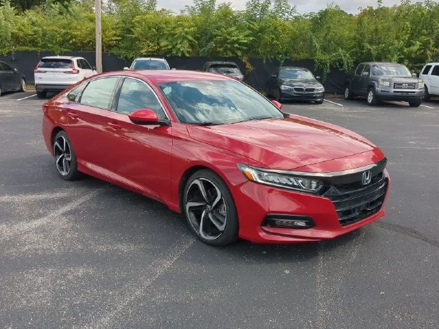 Used 2019 Radiant Red Metallic Honda Sport image 5