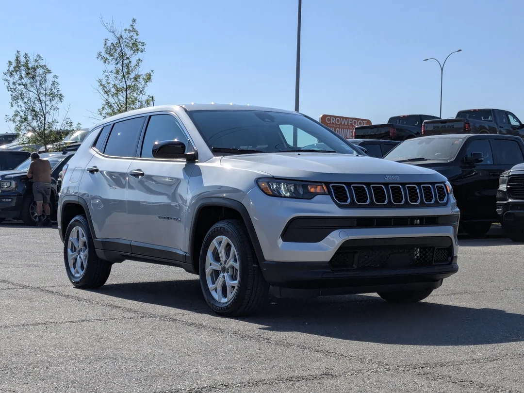 New 2025 Silver Jeep Sport - - 4x4 - Heated Seats - Forward Collision Warning & More! image 2