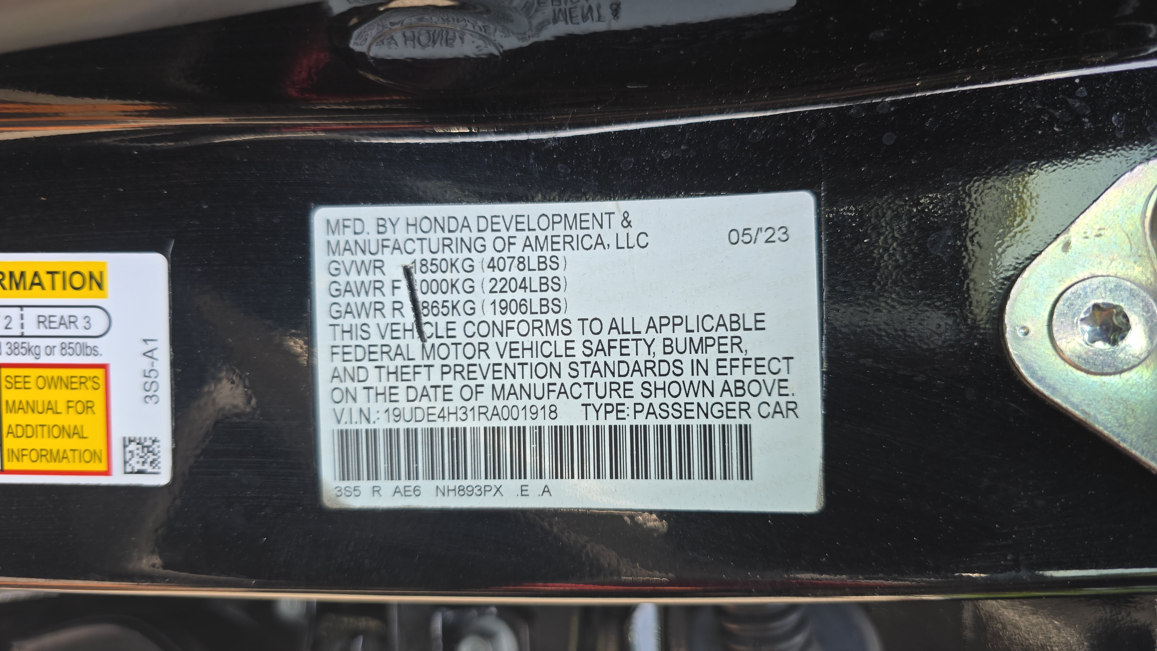 Used 2024 Majestic Black Pearl Acura w/A-Spec Package image 26