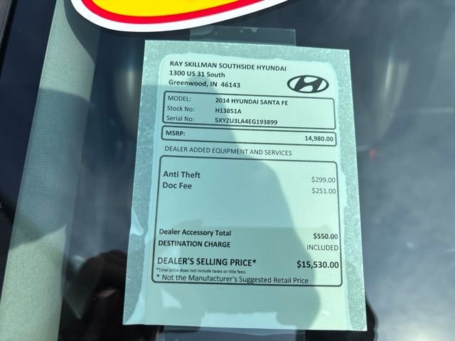 Used 2014 Black Hyundai 2.0T image 2