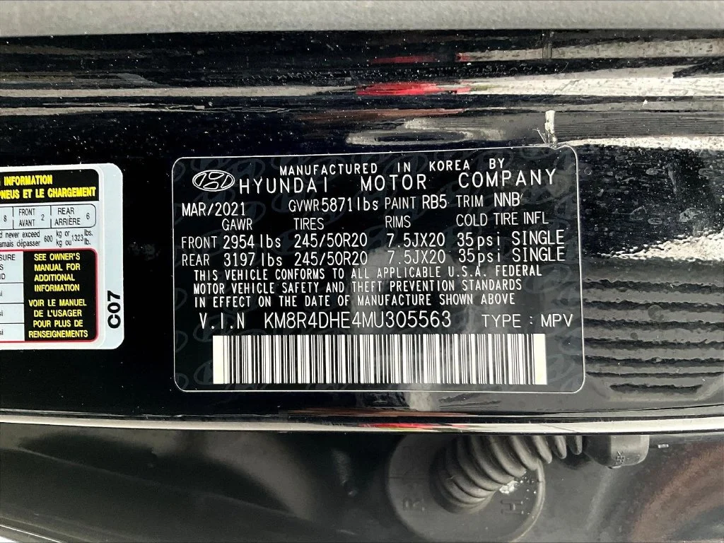 Used 2021 Black Hyundai SEL image 24