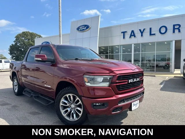 Used 2021 Delmonico Red Pearlcoat Ram Laramie image 1
