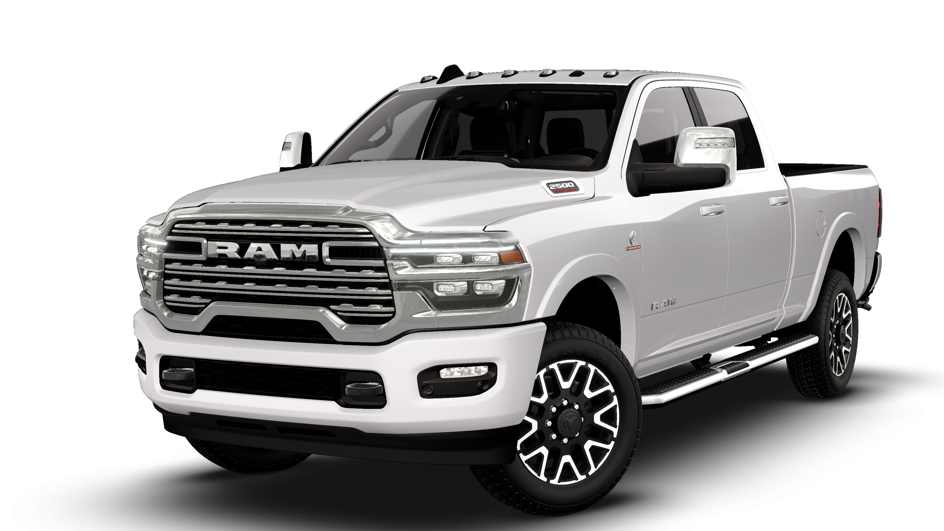 New 2027 Bright White Clear-Coat Exterior Paint RAM Limited Longhorn image 13
