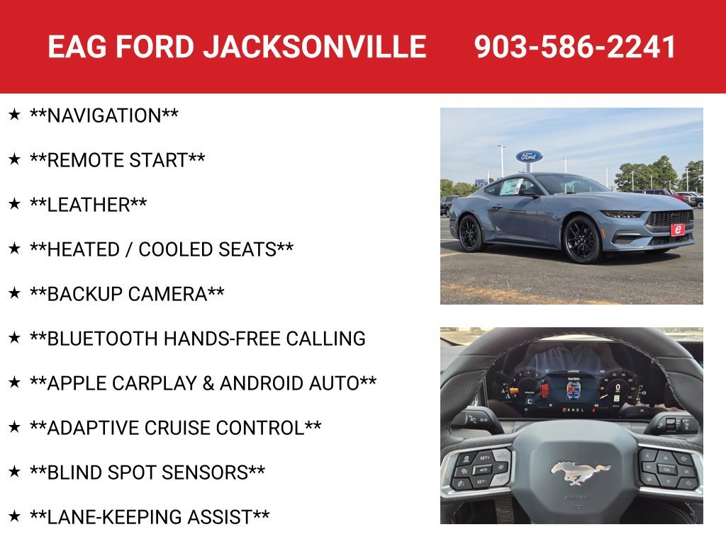 New 2026 Vapor Blue Metallic Ford EcoBoost® Premium Fastback image 4