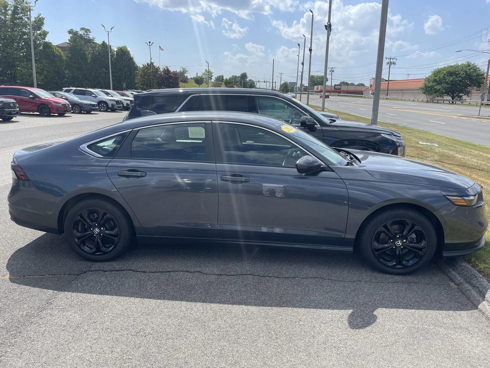 Used 2024 Meteorite Gray Metallic Honda LX image 18