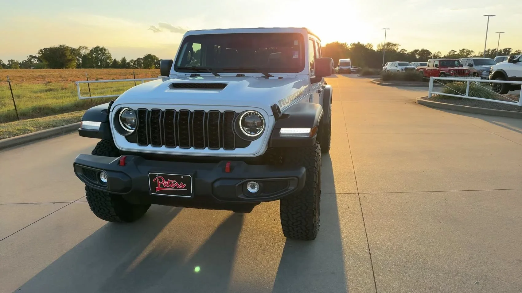 Used 2026 Bright White Clearcoat Jeep Rubicon image 3