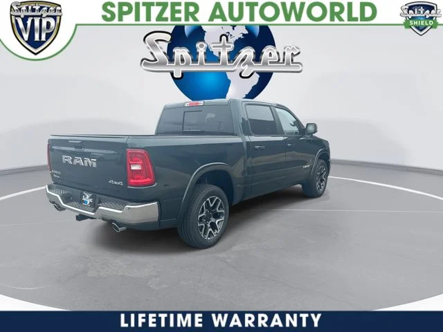 New 2026 Serrano-Green Metallic Exterior Paint RAM Laramie image 9