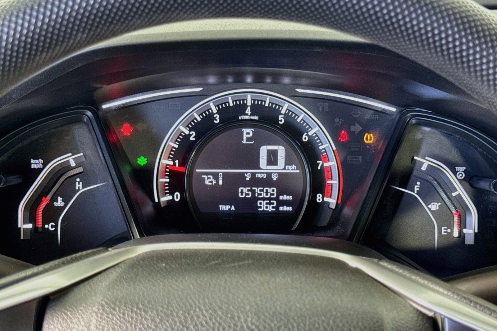Used 2017 Taffeta White Honda LX image 12