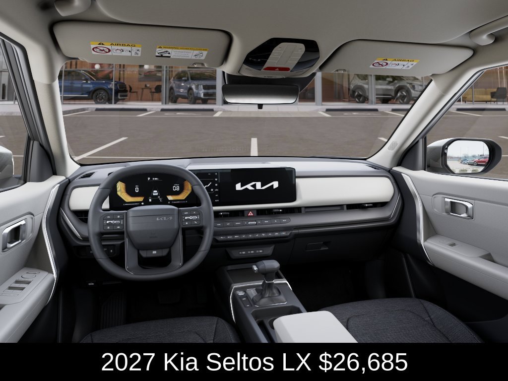 New 2027 Ivory Silver Kia LX image 14