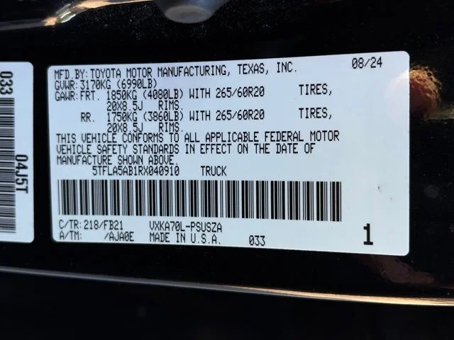 Certified Used 2024 Black Toyota SR5 image 32