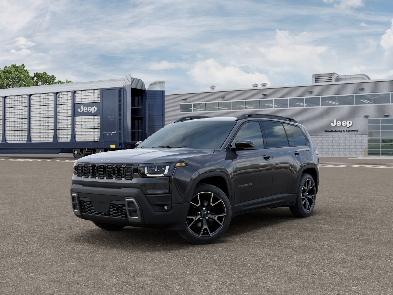 New 2026 Sting-Gray Clear-Coat Exterior Paint Jeep Overland image 1