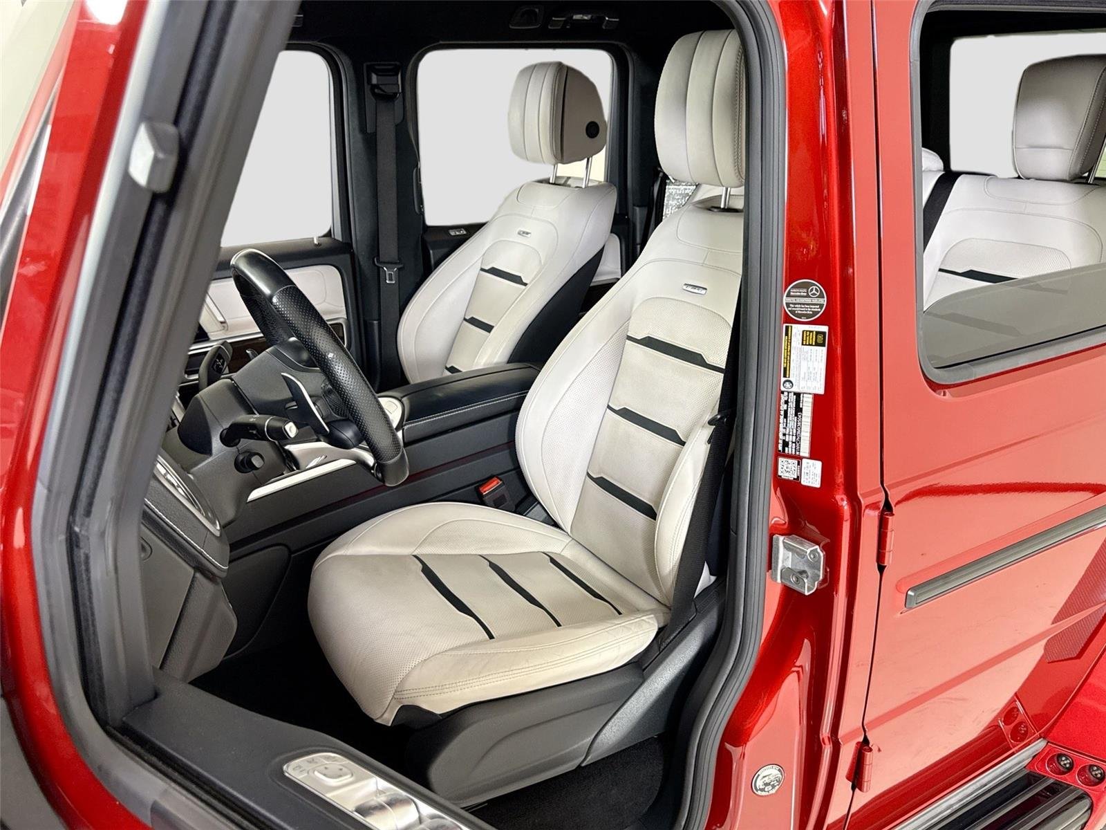 Used 2021 designo Cardinal Red Metallic Mercedes-Benz AMG® G 63 | Brabus Widebody image 14