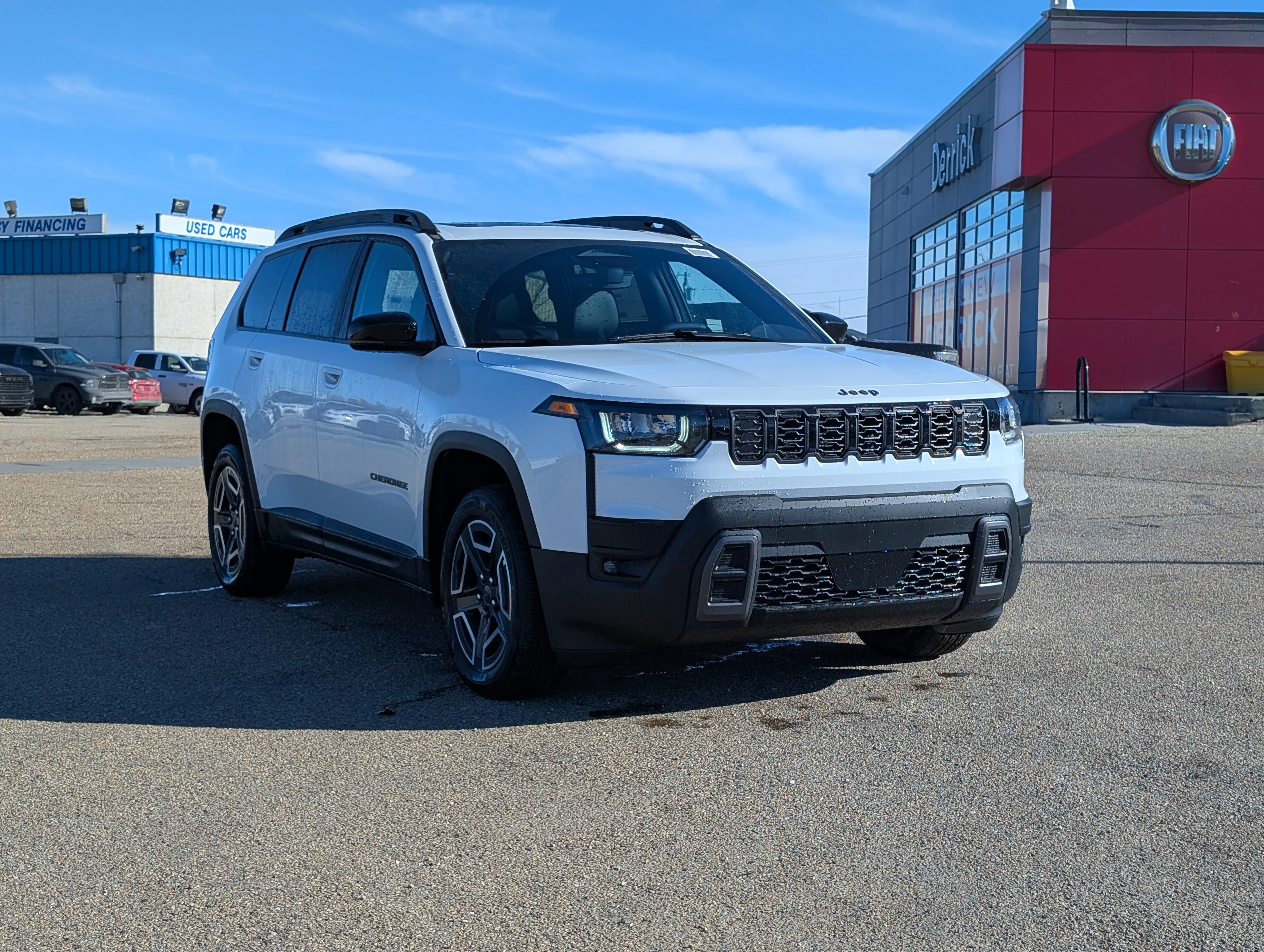 New 2026 Bright White Jeep Limited image 9