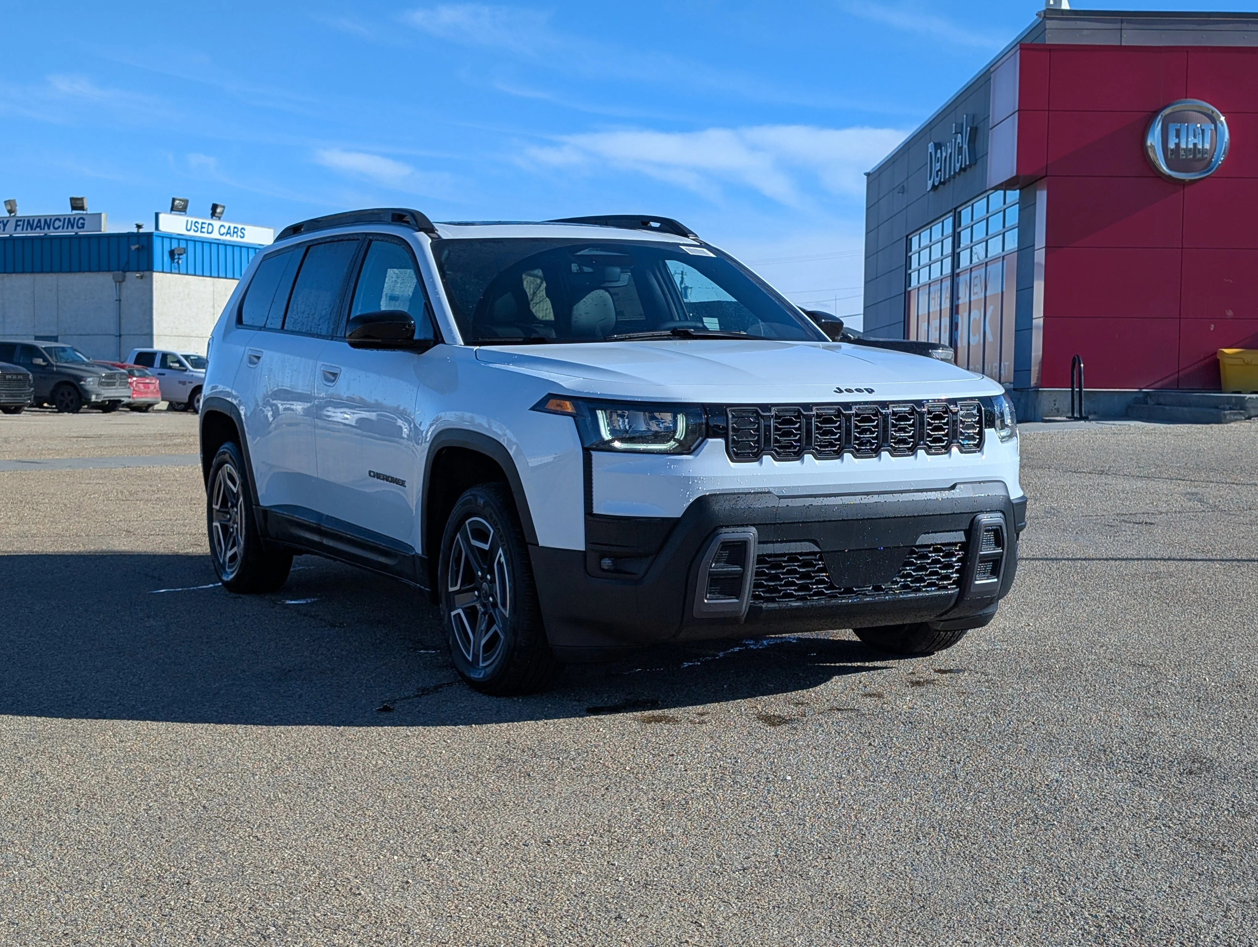 New 2026 Bright White Jeep Limited image 9