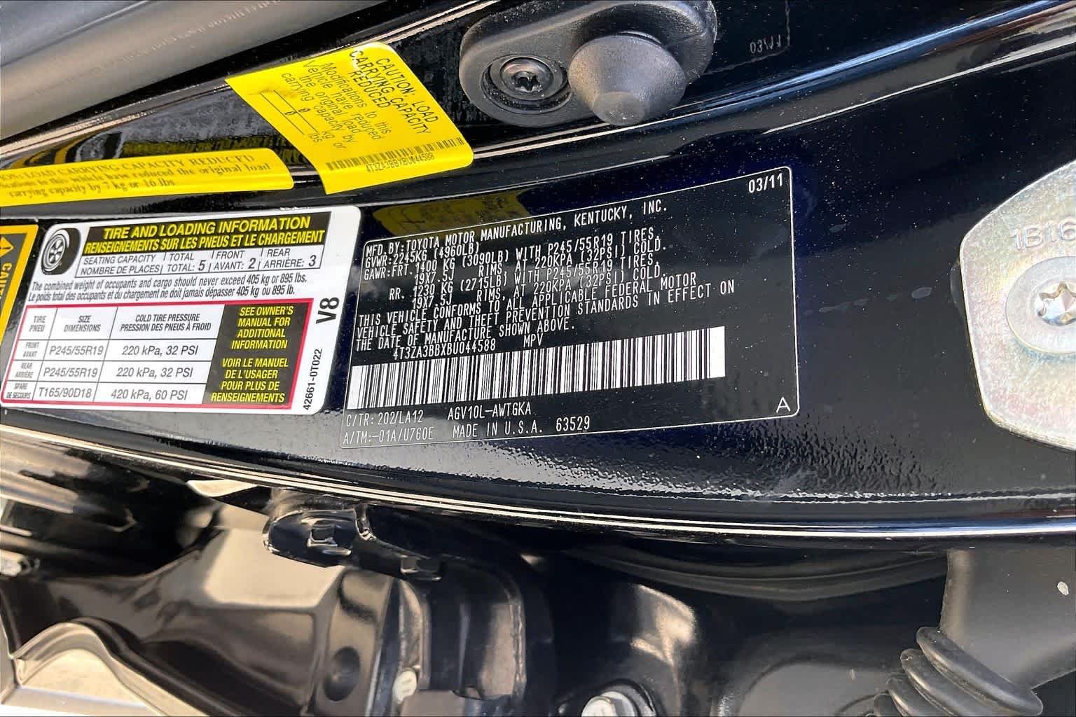 Used 2011 Black Toyota  image 35