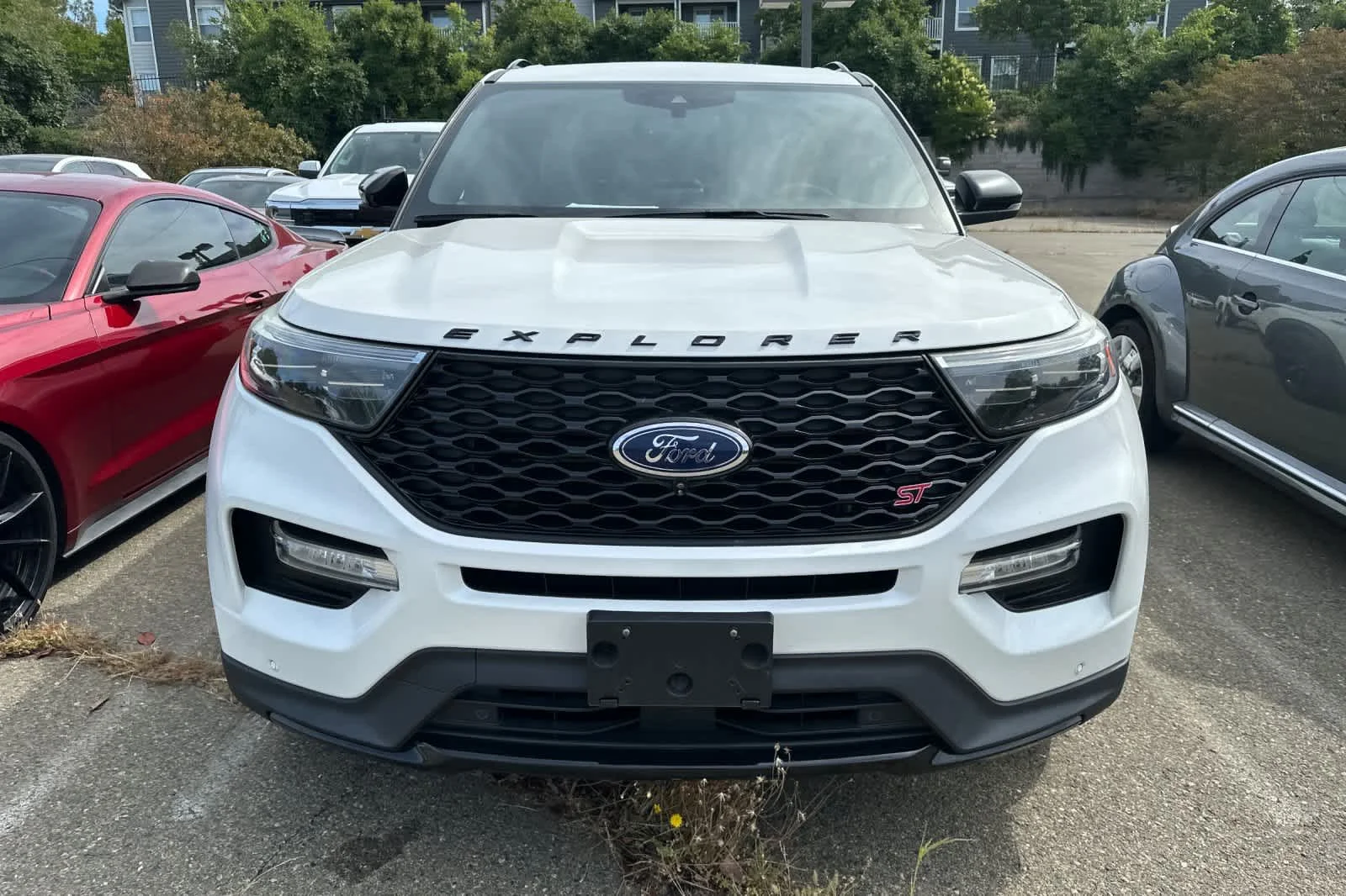 Used 2020 Star White Metallic Tri-Coat Ford ST image 6