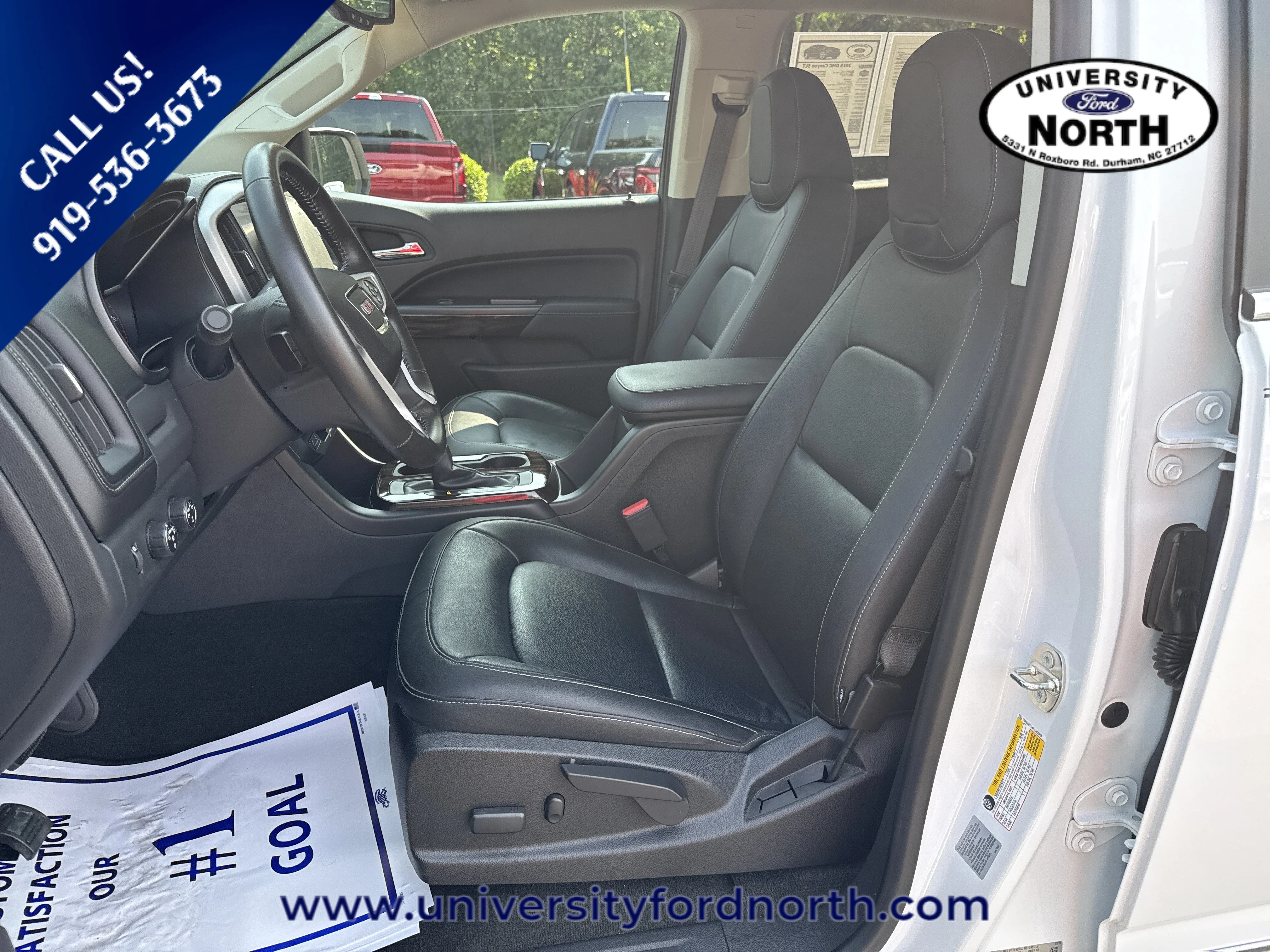 Used 2015 Summit White GMC 4WD SLT image 21