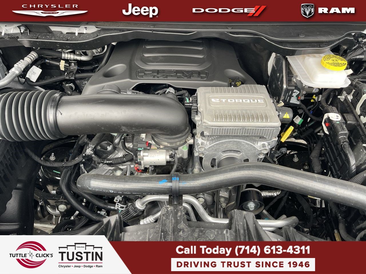 New 2026 Bright White Clear-Coat Exterior Paint RAM Laramie image 28