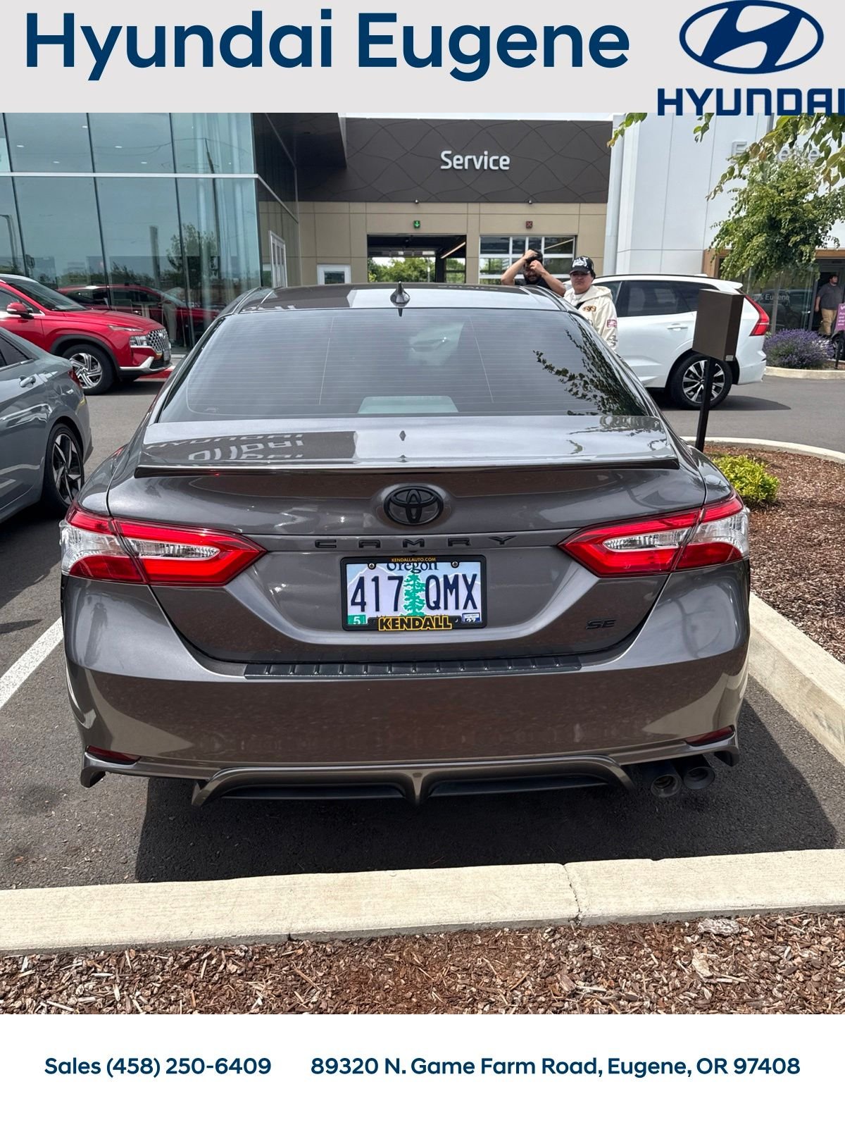 Used 2020 Gray Toyota SE image 3