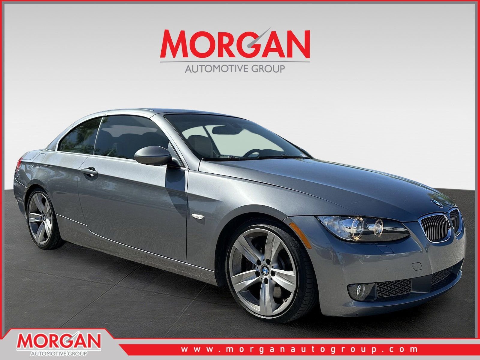 Space Gray Metallic 2008 BMW 3 Series 335i Convertible RWD Convertible Rear-Wheel Drive