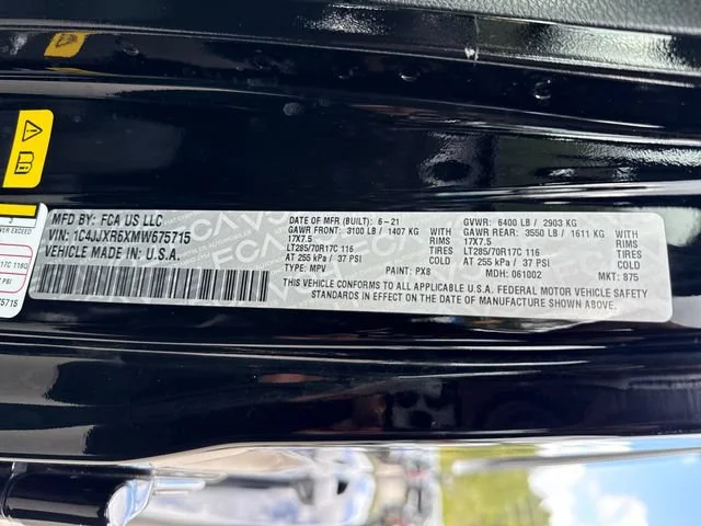 Used 2021 Black Clearcoat Jeep Unlimited Rubicon 4xe image 16