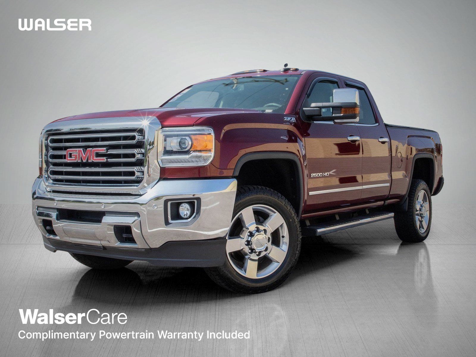Used 2016 Crimson Red Tintcoat GMC SLT image 1