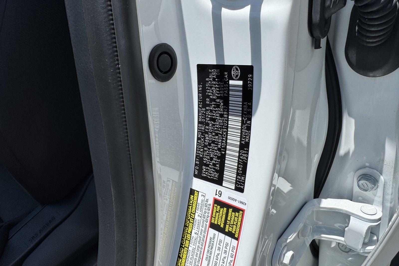 Used 2026 White Toyota LE image 36