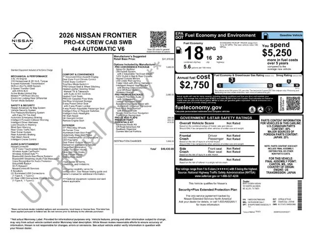 2026 Nissan Frontier PRO-4X - Photo 33