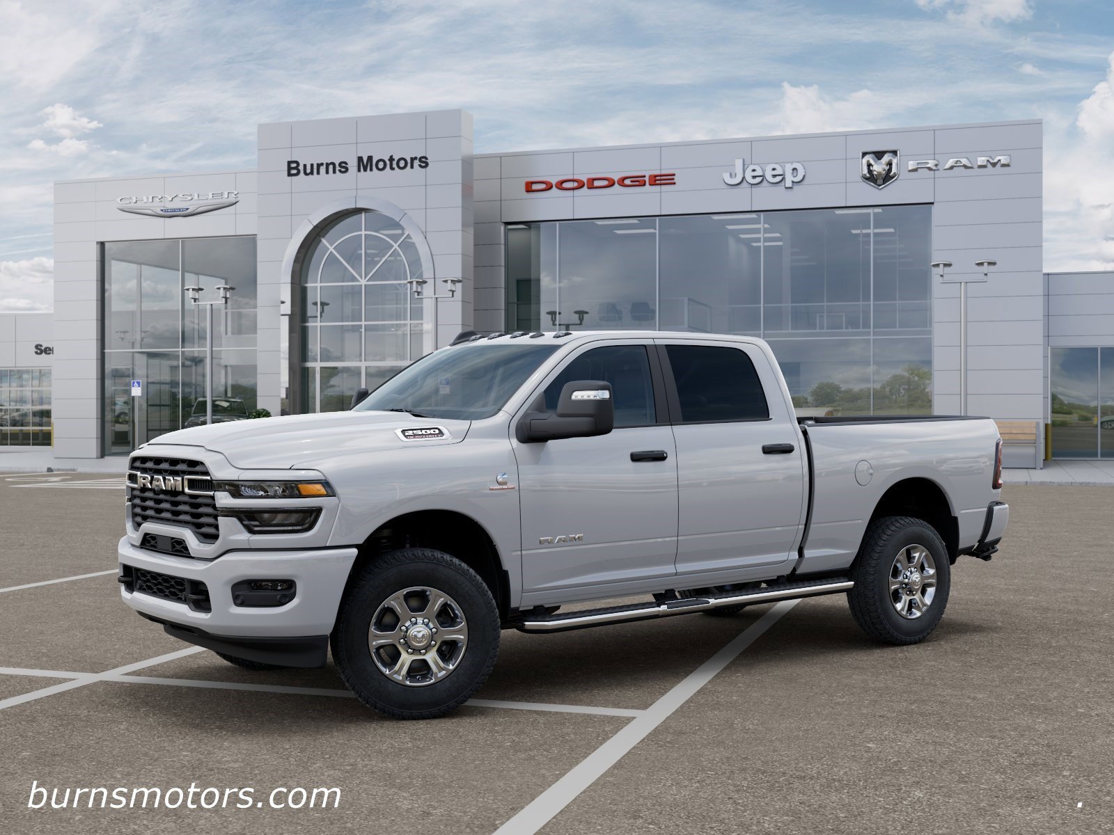 New 2026 Bright White Clear-Coat Exterior Paint RAM Lone Star image 2