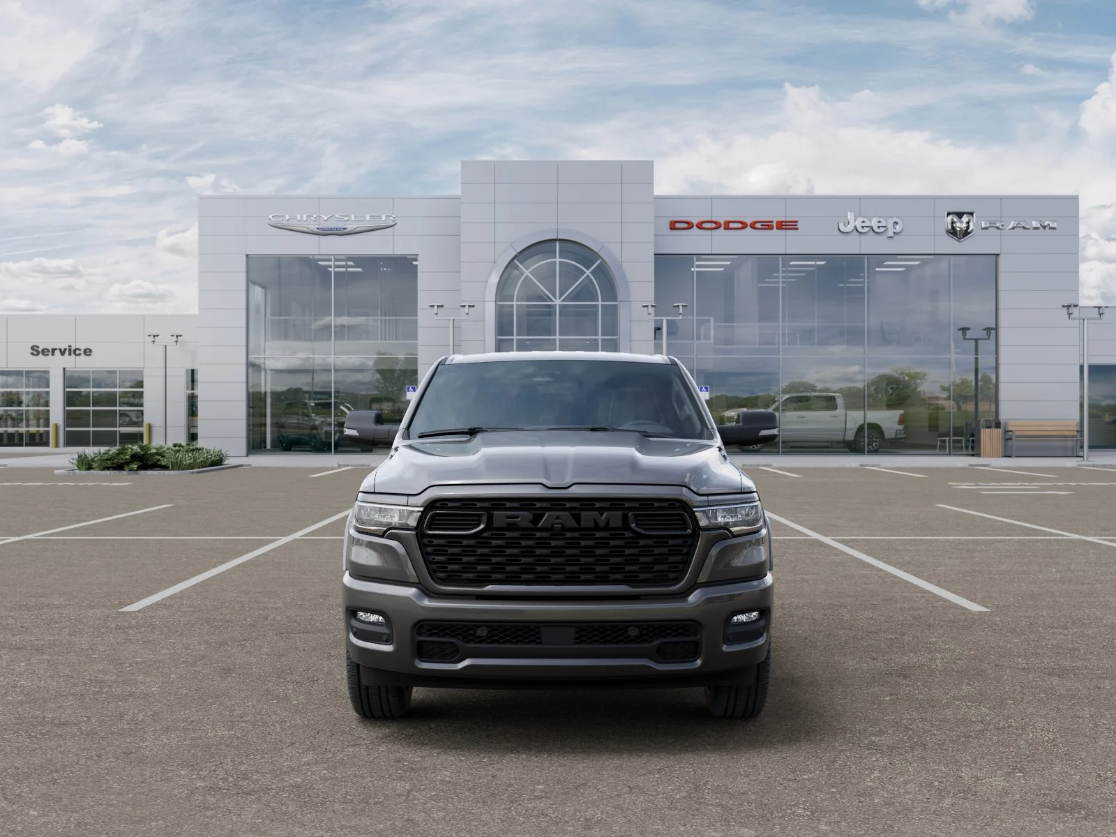 New 2026 Granite Crystal Metallic Clear-Coat Exterior Paint RAM Big Horn/Lone Star image 47