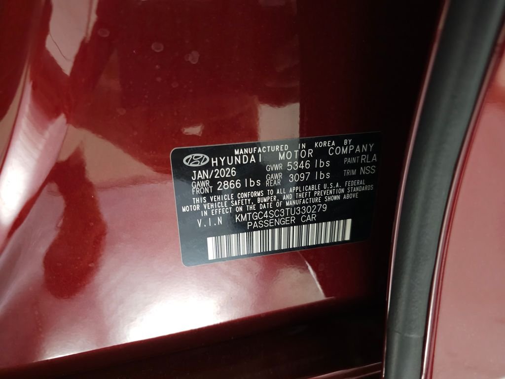 New 2026 Red Genesis 2.5T SPORT PRESTIGE image 34