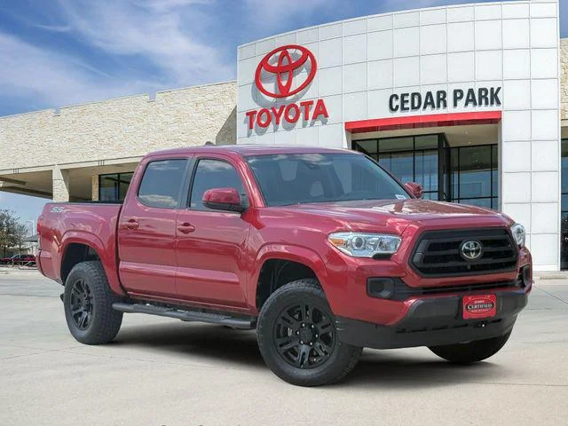 Certified Used 2022 BARCELONA RED MET. Toyota SR image 1