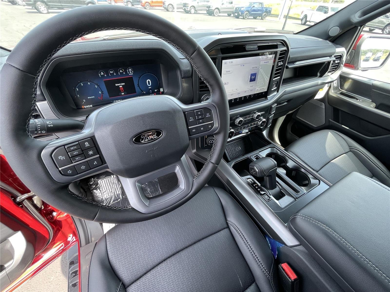 New 2025 Rapid Red Metallic Tinted Clearcoat Ford Lariat® image 55