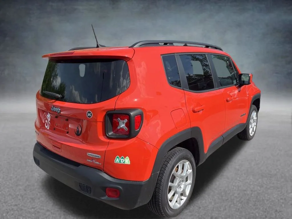 Used 2021 Orange Jeep Latitude image 5