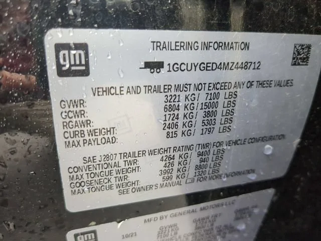 Used 2021 BLACK Chevrolet LTZ image 34