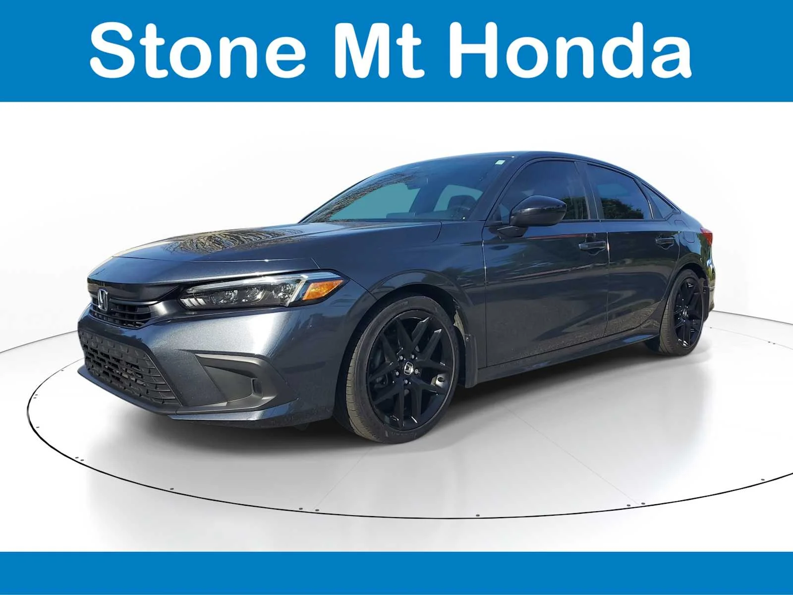 Used 2024 Meteorite Gray Metallic Honda Sport image 3