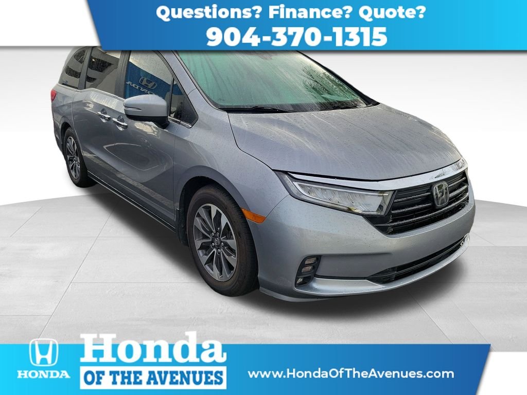 Certified Used 2021 Lunar Silver Metallic Honda EX-L image 1