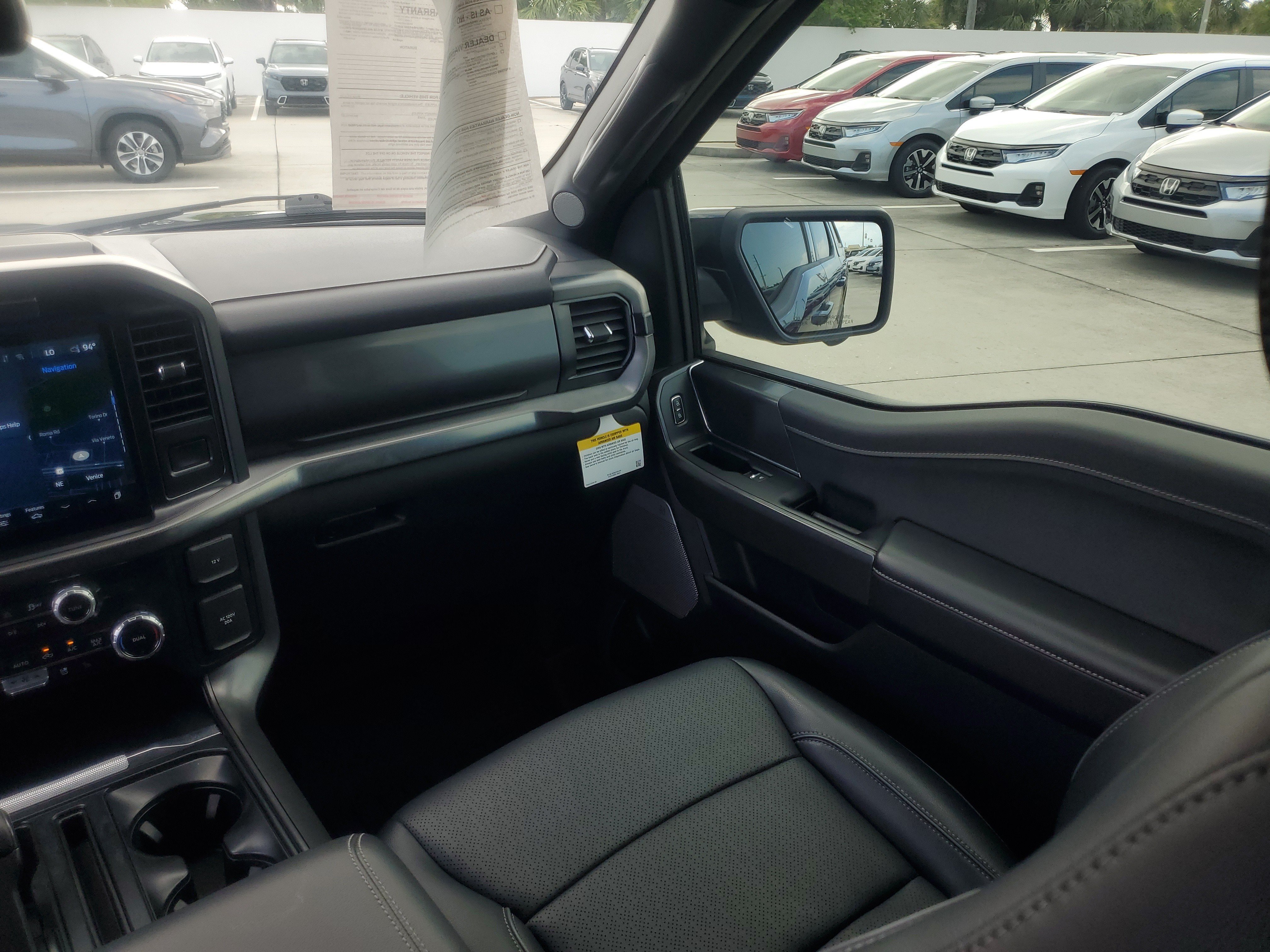 Used 2025 Antimatter Blue Metallic Ford LARIAT image 22