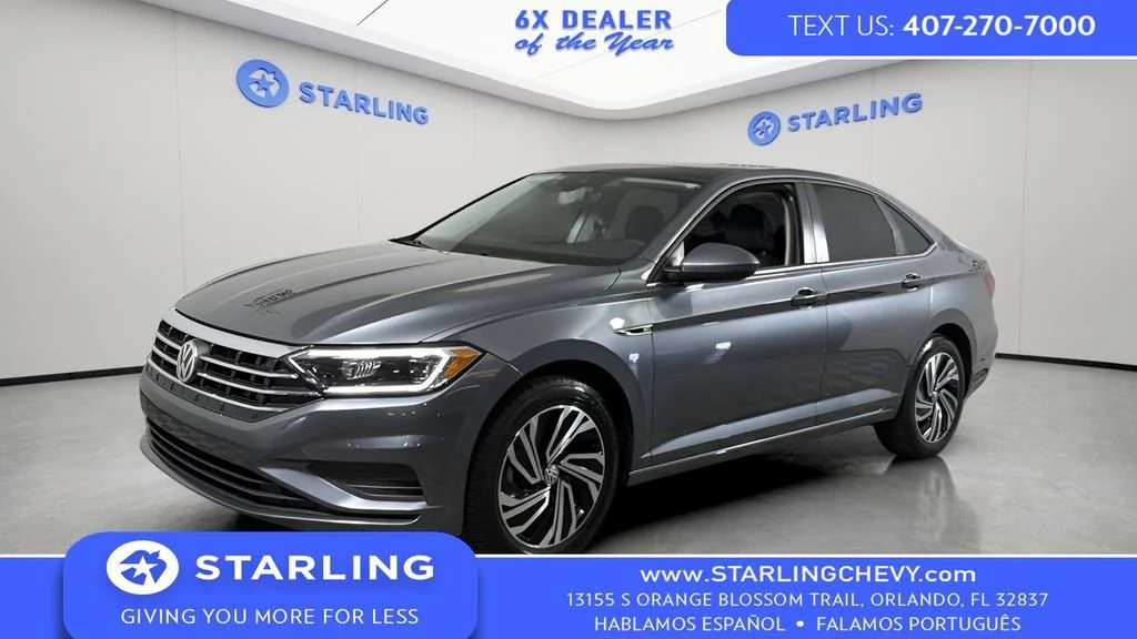 Used 2021 Gray Volkswagen 1.4T SEL image 1