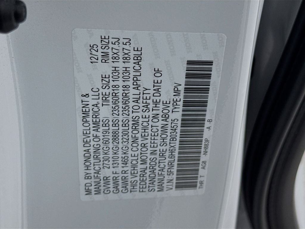 2026 Honda Odyssey EX-L - Photo 45